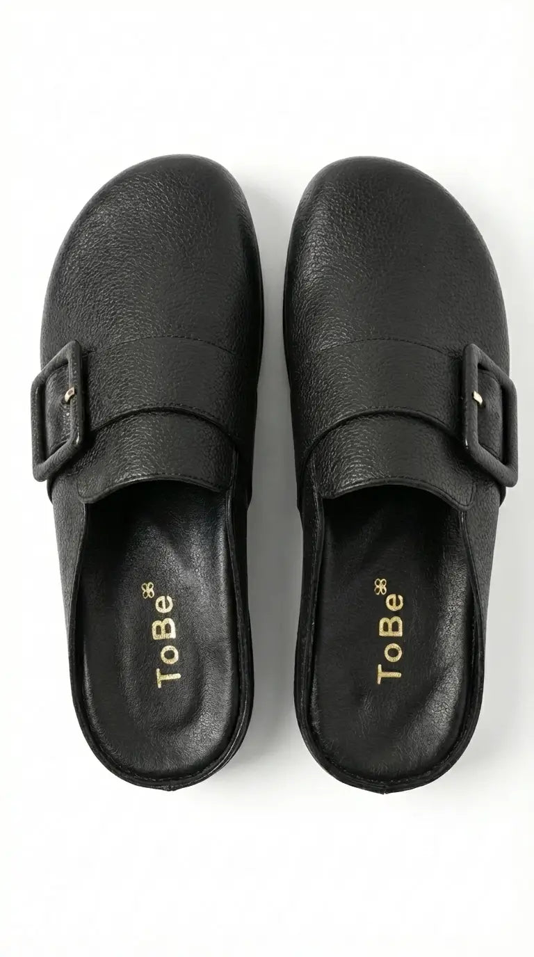 Sabot Médical Plat Noir