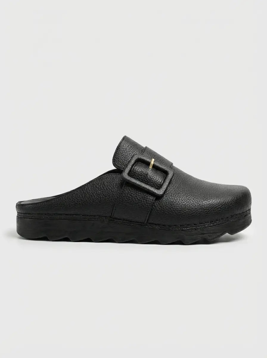 Sabot Médical Plat Noir