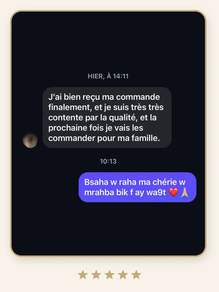 Avis d’une cliente ToBe