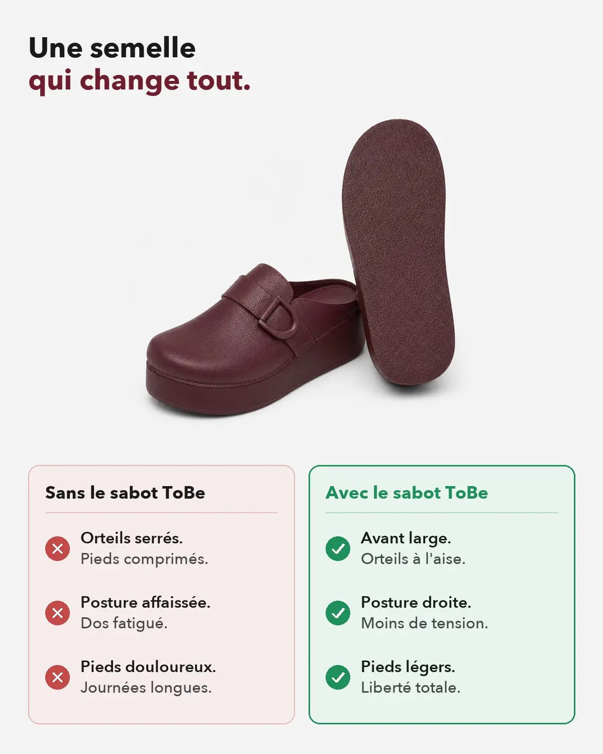 Riva Burgundy – semelle