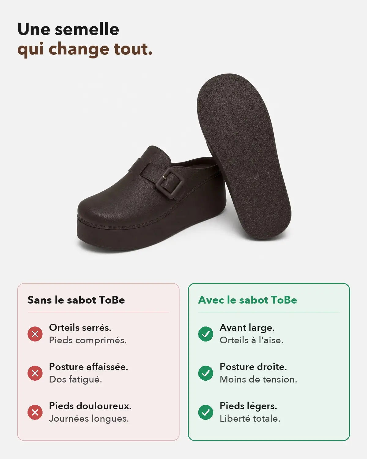 Véra Marron – semelle